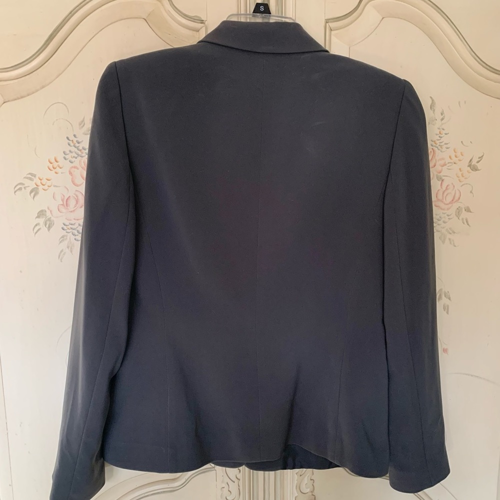 TAHARI Womens’ Size 6 Charcoal Grey Blazer - Picture 2 of 6